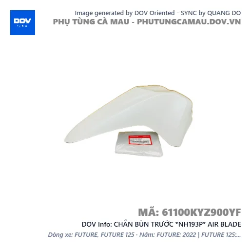 CHẮN BÙN TRƯỚC *NH193P* AIR BLADE — 61100KYZ900YF