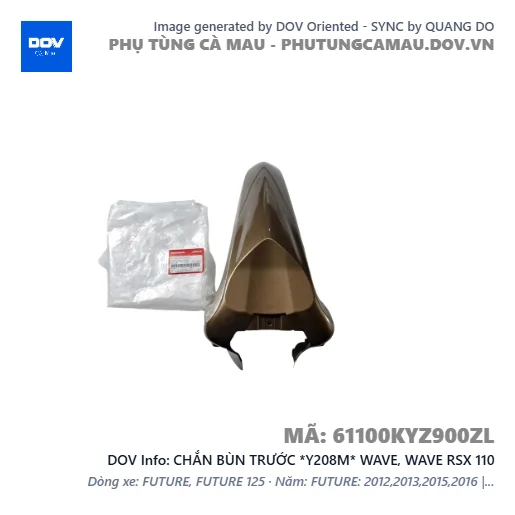 CHẮN BÙN TRƯỚC *Y208M* WAVE, WAVE RSX 110 — 61100KYZ900ZL