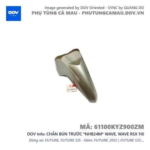 CHẮN BÙN TRƯỚC *NHB24M* WAVE, WAVE RSX 110 — 61100KYZ900ZM