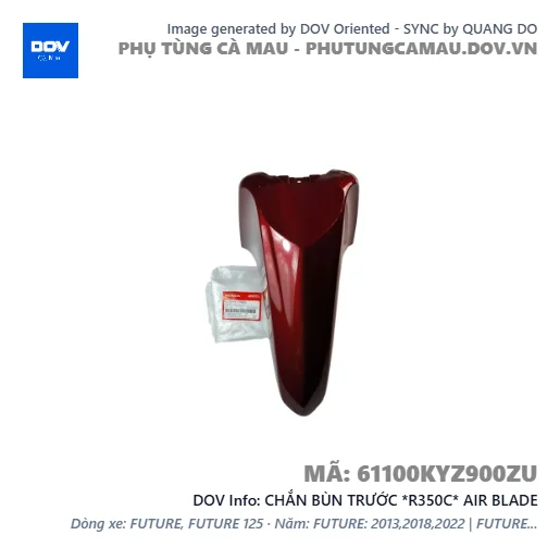 CHẮN BÙN TRƯỚC *R350C* AIR BLADE — 61100KYZ900ZU