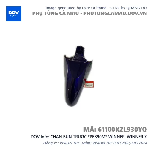 CHẮN BÙN TRƯỚC *PB390M* WINNER, WINNER X — 61100KZL930YQ