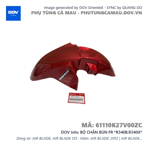 BỘ CHẮN BÙN FR *R340B,R340X*  — 61110K27V00ZC