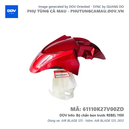 Bộ chắn bùn trước REBEL 1100 — 61110K27V00ZD