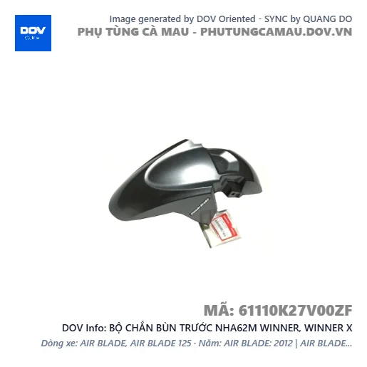 BỘ CHẮN BÙN TRƯỚC NHA62M WINNER, WINNER X — 61110K27V00ZF