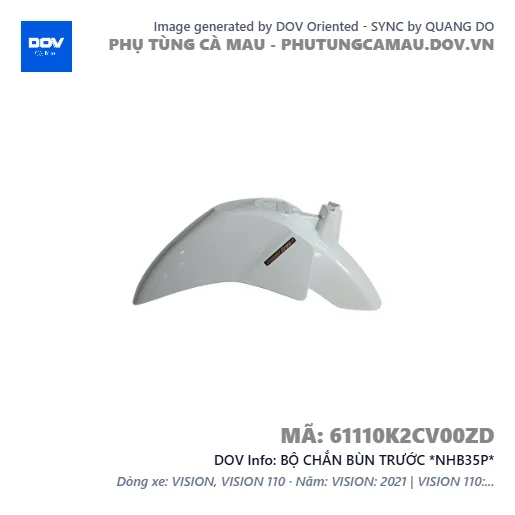 BỘ CHẮN BÙN TRƯỚC *NHB35P* — 61110K2CV00ZD