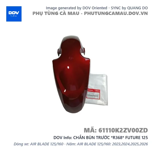 CHẮN BÙN TRƯỚC *R368* FUTURE 125 — 61110K2ZV00ZD