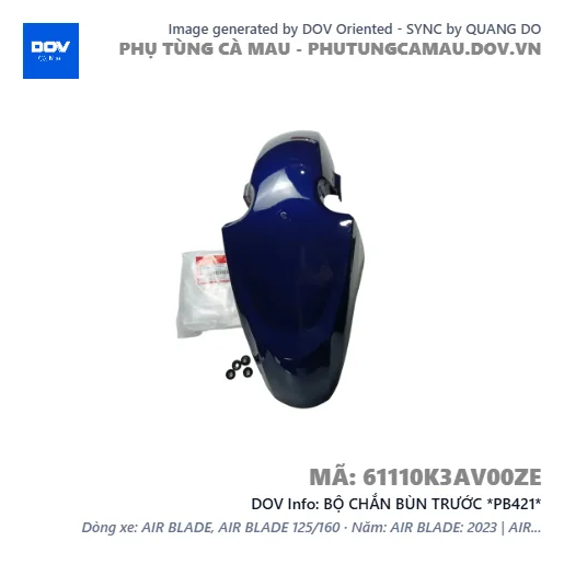 BỘ CHẮN BÙN TRƯỚC *PB421* — 61110K3AV00ZE