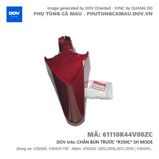 CHẮN BÙN TRƯỚC *R350C* SH MODE — 61110K44V00ZC