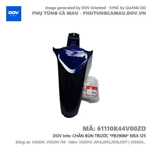 CHẮN BÙN TRƯỚC *PB390M* MSX 125 — 61110K44V00ZD