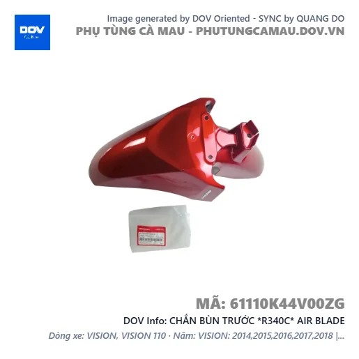 CHẮN BÙN TRƯỚC *R340C* AIR BLADE — 61110K44V00ZG
