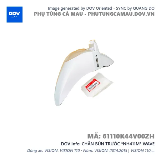 CHẮN BÙN TRƯỚC *NH411M* WAVE — 61110K44V00ZH