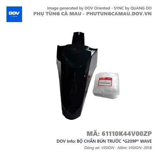 BỘ CHẮN BÙN TRƯỚC *G209P* WAVE — 61110K44V00ZP
