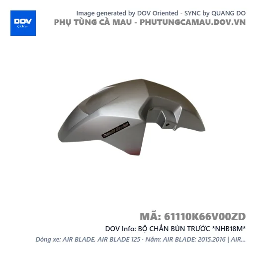 BỘ CHẮN BÙN TRƯỚC *NHB18M*  — 61110K66V00ZD