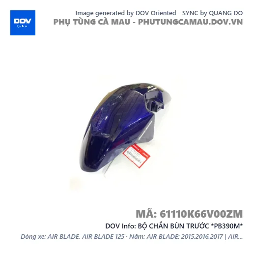BỘ CHẮN BÙN TRƯỚC *PB390M*  — 61110K66V00ZM