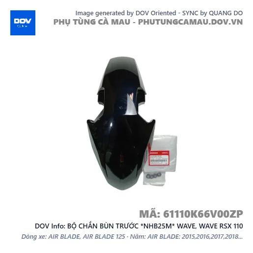 BỘ CHẮN BÙN TRƯỚC *NHB25M* WAVE, WAVE RSX 110 — 61110K66V00ZP