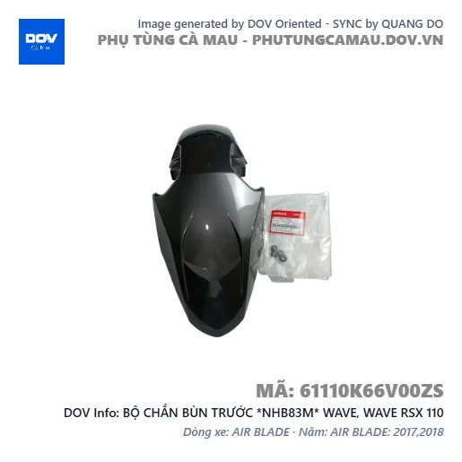 BỘ CHẮN BÙN TRƯỚC *NHB83M* WAVE, WAVE RSX 110 — 61110K66V00ZS