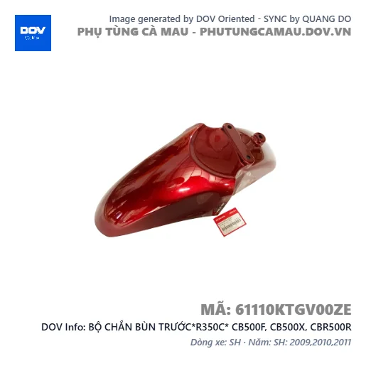 BỘ CHẮN BÙN TRƯỚC*R350C* CB500F, CB500X, CBR500R — 61110KTGV00ZE
