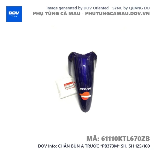 CHẮN BÙN A TRƯỚC *PB373M* SH, SH 125/160 — 61110KTL670ZB