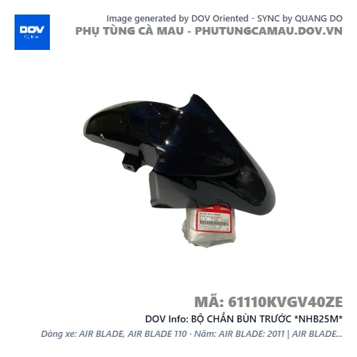 BỘ CHẮN BÙN TRƯỚC *NHB25M*  — 61110KVGV40ZE