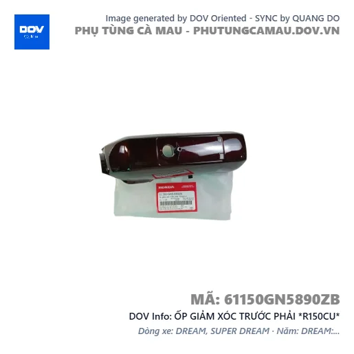 ỐP GIẢM XÓC TRƯỚC PHẢI *R150CU*  — 61150GN5890ZB