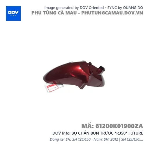 BỘ CHẮN BÙN TRƯỚC *R350* FUTURE — 61200K01900ZA