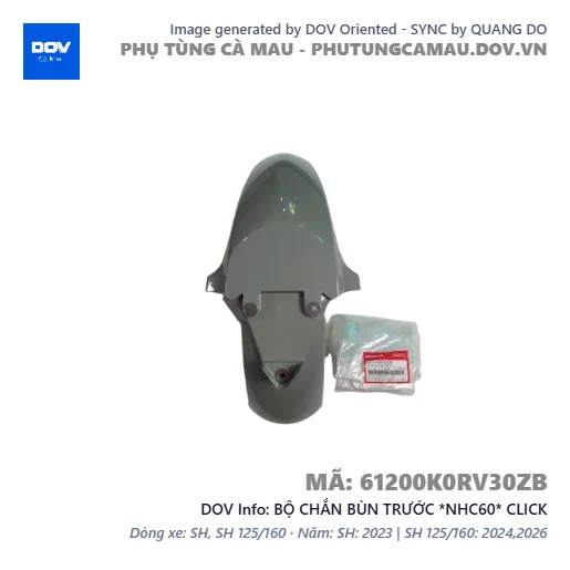 BỘ CHẮN BÙN TRƯỚC *NHC60* CLICK — 61200K0RV30ZB