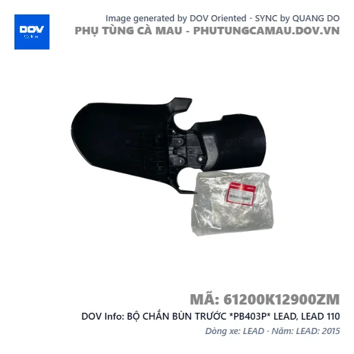 BỘ CHẮN BÙN TRƯỚC *PB403P* LEAD, LEAD 110 — 61200K12900ZM