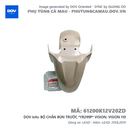 BỘ CHẮN BÙN TRƯỚC *YR299P* VISION, VISION 110 — 61200K12V20ZD