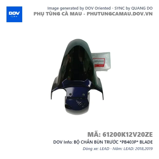 BỘ CHẮN BÙN TRƯỚC *PB403P* BLADE — 61200K12V20ZE