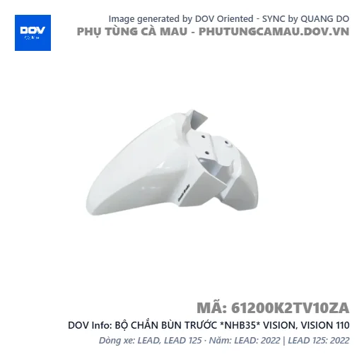 BỘ CHẮN BÙN TRƯỚC *NHB35* VISION, VISION 110 — 61200K2TV10ZA