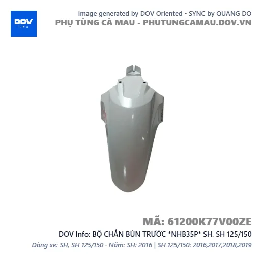 BỘ CHẮN BÙN TRƯỚC *NHB35P* SH, SH 125/150 — 61200K77V00ZE