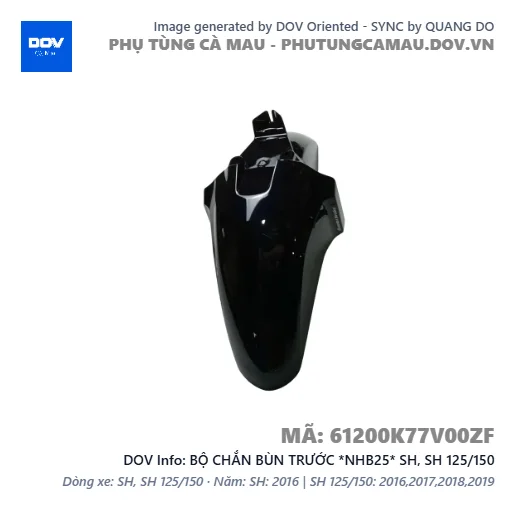 BỘ CHẮN BÙN TRƯỚC *NHB25* SH, SH 125/150 — 61200K77V00ZF