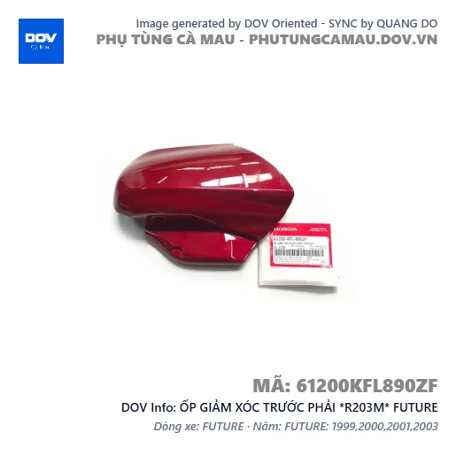ỐP GIẢM XÓC TRƯỚC PHẢI *R203M* FUTURE — 61200KFL890ZF