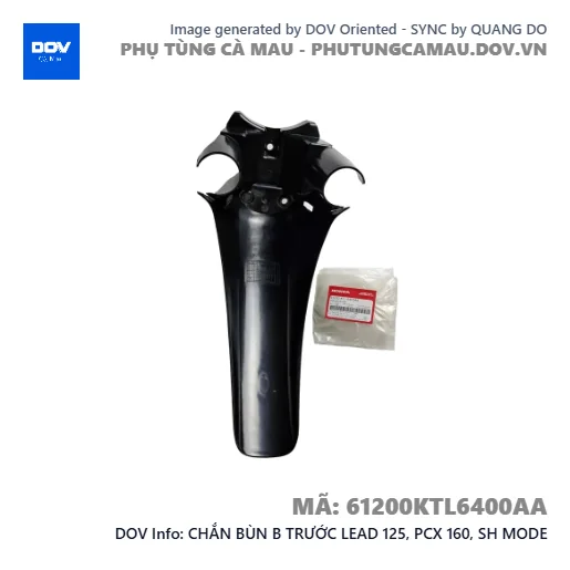 CHẮN BÙN B TRƯỚC LEAD 125, PCX 160, SH MODE — 61200KTL6400AA