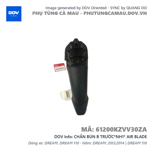 CHẮN BÙN B TRƯỚC*NH1* AIR BLADE — 61200KZVV30ZA