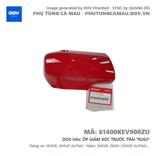 ỐP GIẢM XÓC TRƯỚC TRÁI *R263*  — 61400KEV900ZU