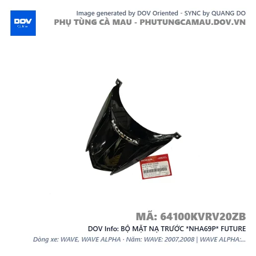 BỘ MẶT NẠ TRƯỚC *NHA69P* FUTURE — 64100KVRV20ZB