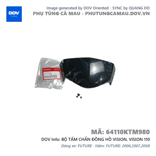 BỘ TẤM CHẮN ĐỒNG HỒ VISION, VISION 110 — 64110KTM980