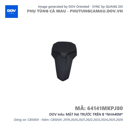 MẶT NẠ TRƯỚC TRÊN B *NHA40M*  — 64141MKPJ80