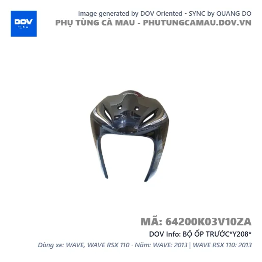 BỘ ỐP TRƯỚC*Y208*  — 64200K03V10ZA