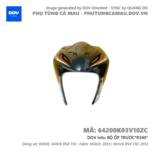 BỘ ỐP TRƯỚC*R340*  — 64200K03V10ZC