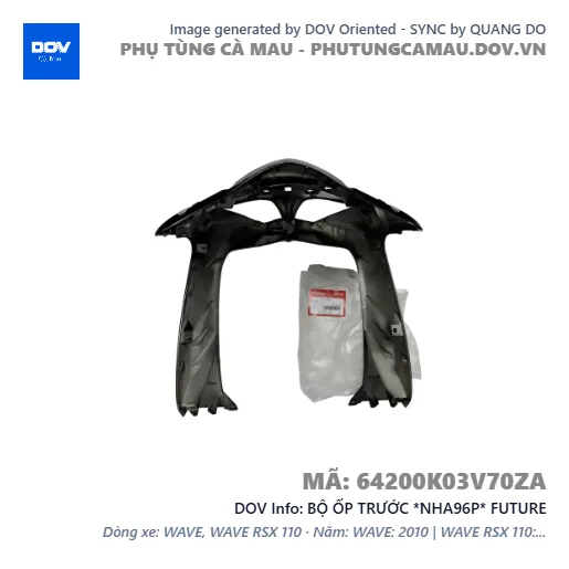 BỘ ỐP TRƯỚC *NHA96P* FUTURE — 64200K03V70ZA