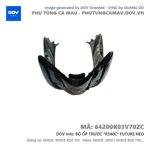 BỘ ỐP TRƯỚC *R340C* FUTURE NEO — 64200K03V70ZC