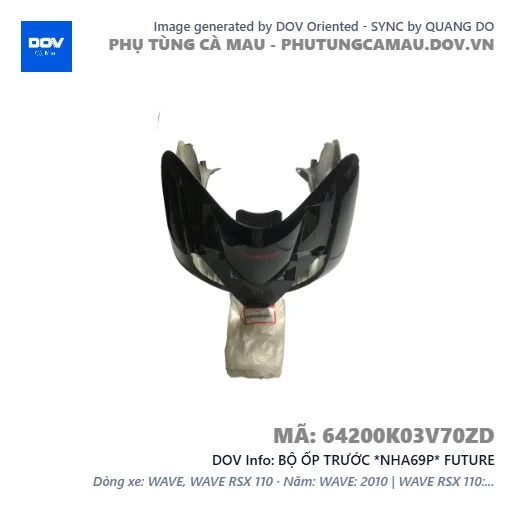 BỘ ỐP TRƯỚC *NHA69P* FUTURE — 64200K03V70ZD