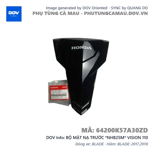 BỘ MẶT NẠ TRƯỚC *NHB25M* VISION 110 — 64200K57A30ZD
