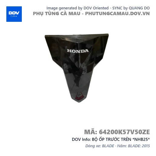 BỘ ỐP TRƯỚC TRÊN *NHB25*  — 64200K57V50ZE