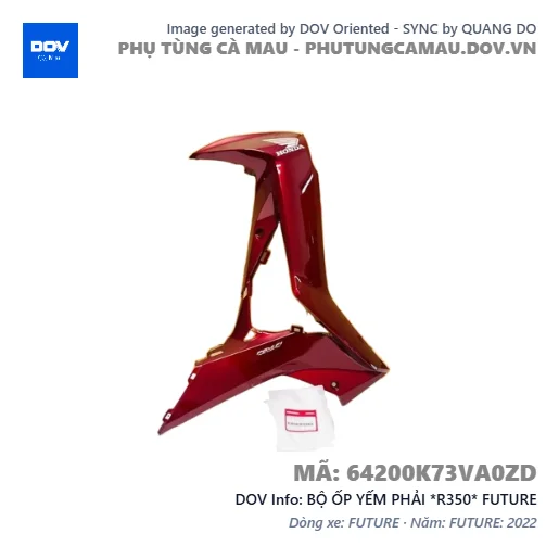 BỘ ỐP YẾM PHẢI *R350* FUTURE — 64200K73VA0ZD