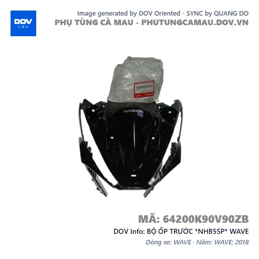 BỘ ỐP TRƯỚC *NHB55P* WAVE — 64200K90V90ZB