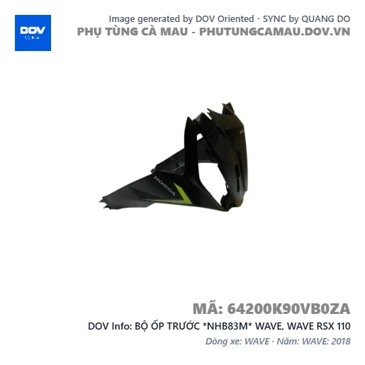 BỘ ỐP TRƯỚC *NHB83M* WAVE, WAVE RSX 110 — 64200K90VB0ZA