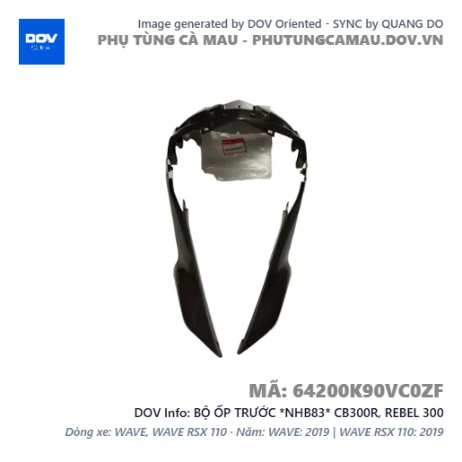 BỘ ỐP TRƯỚC *NHB83* CB300R, REBEL 300 — 64200K90VC0ZF